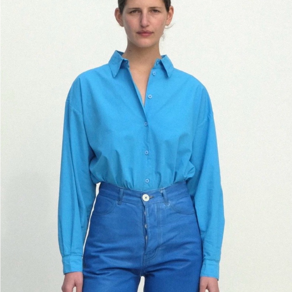 Jesse Kamm Alberta Shirt SPRING 2026 Pool Blue XS/S